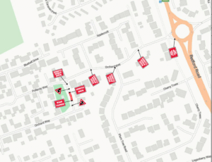 map of orchard way